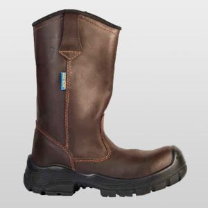 BOTA-TEJANA-ARMOR-MARRON-DIELECTRICO-CUERO-GRASO