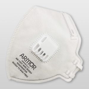 RESPIRADOR-DESCARTABLE-ARMOR-AR-1041-N95-PLEGABLE-CON-VALVULA